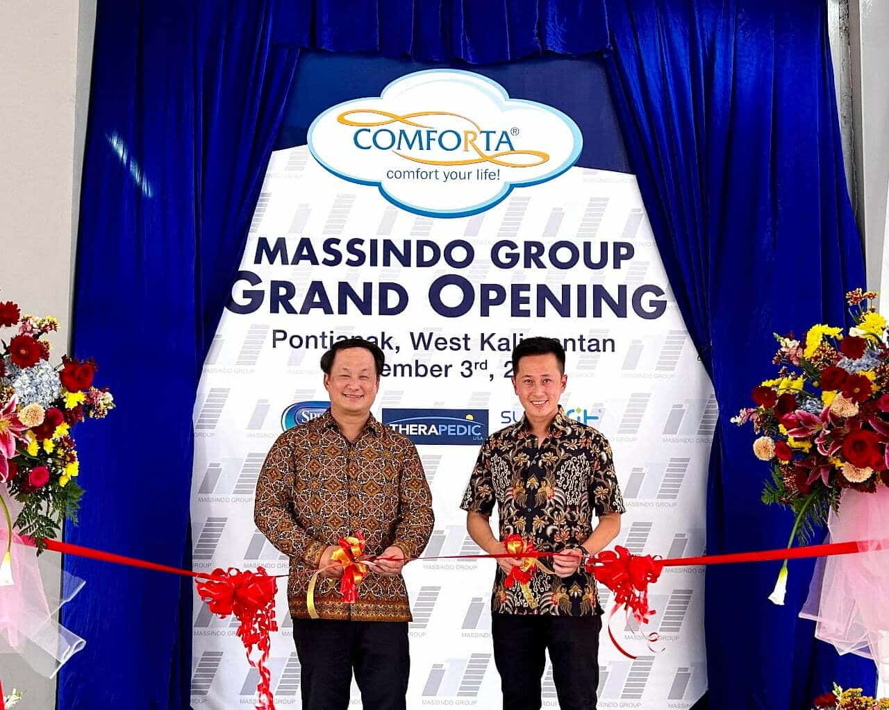 Produsen COMFORTA Spring Bed, Massindo Group Ekspansi ke Kalimantan Barat dengan Optimis