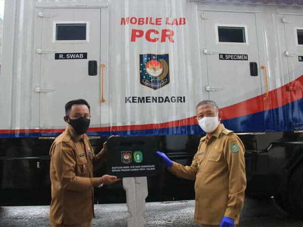 Mobile Lab PCR Perkuat Satgas Covid-19 di PLBN Aruk
