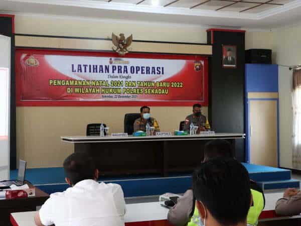 Polres Sekadau Gelar Ops Lilin Kapuas Dukung Harkamtibas Nataru