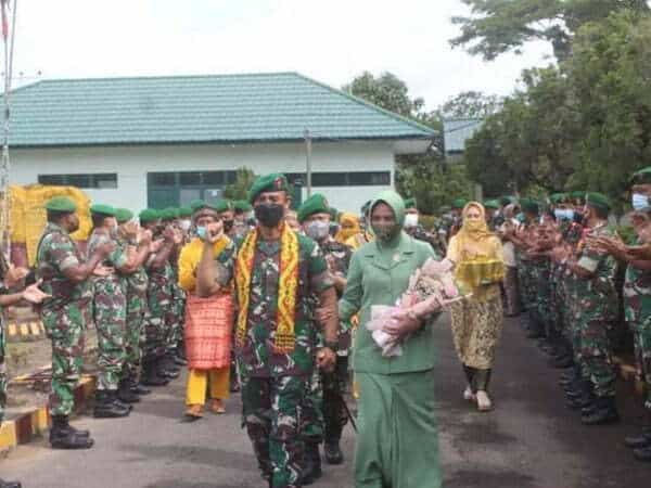 Sambutan Hangat Keluarga Besar Kodim Kepada Dandim 1203 Ketapang dan Keluarga