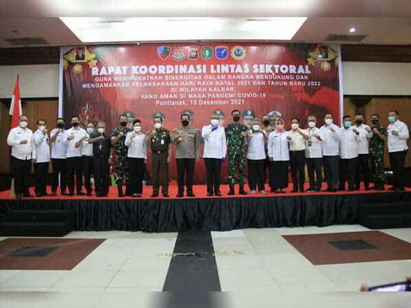 Sekda Ketapang Ikuti Rakor Lintas Sektoral Pengamanan Nataru di Kalbar