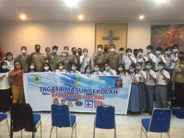 Tagana Masuk Sekolah di Melawi, Siapkan Generasi Sadar Bencana Sejak Dini