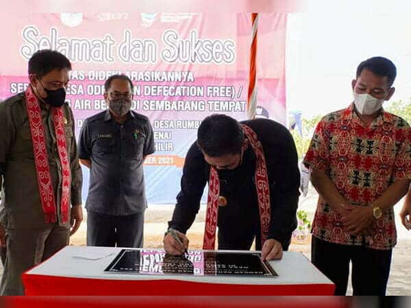 Tiga Desa di Kecamatan Silat Hilir Deklarasi Stop BAB Sembarangan