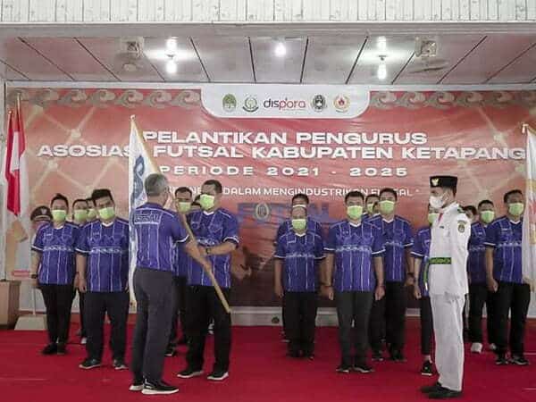 Bupati Martin Rantan Kukuhkan Pengurus Asosiasi Futsal Ketapang