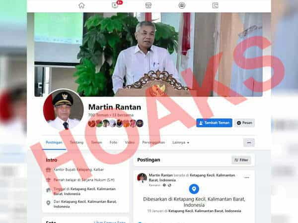 Hati-hati Akun Facebook Palsu Bupati Ketapang: Iming-iming Pengangkatan PNS dan Pengerjaan Proyek