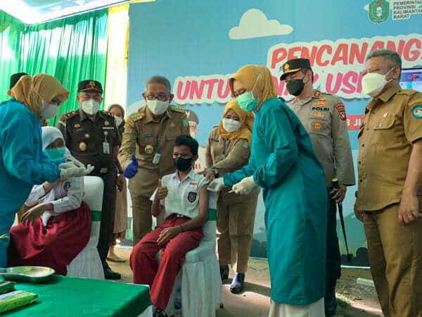 Update Cakupan Vaksinasi Covid-19 Kalbar 12 Juni 2022