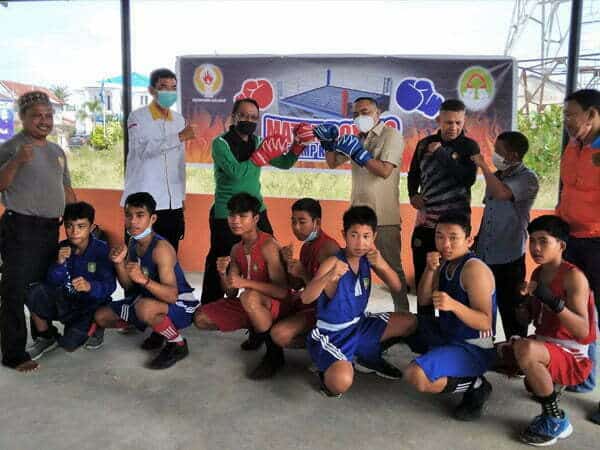 Resmikan Sasana Tinju Matan Boxing Camp, Febriadi Ingin Hidupkan Kejayaan Olahraga Tinju Ketapang