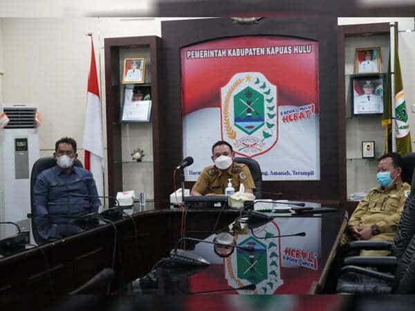 Wabup Wahyudi Hadir Virtual Raker Mendagri dengan Kepala Daerah se-Indonesia