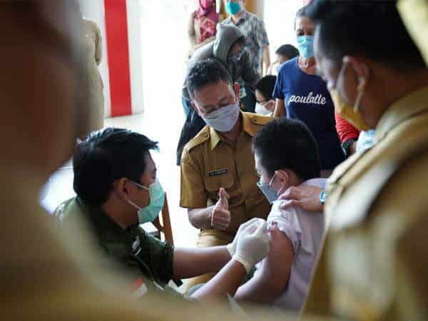 Pontianak Mulai Vaksinasi Anak, Wako Edi Kamtono Minta Dukungan Orang Tua dan Guru