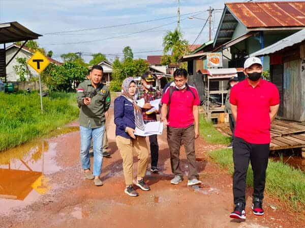 Pembangunan Ruas Jalan Amin Putussibau Butuh Anggaran Rp2 Miliar, Fransiskus Diaan: Untuk Peninggian Jalan dan Buat Drainase