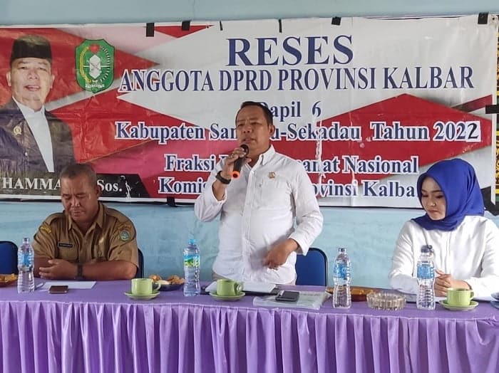 Warga Dambakan Jembatan Desa Tanjung-Mungguk, Legislator Kalbar Minta Pemda segera Merespon