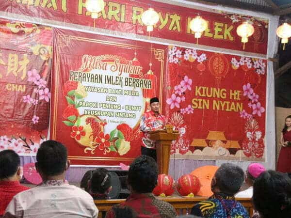 Wahyudi Hidayat Harap Momen Imlek Semakin Perkokoh Persatuan Masyarakat Menuju Kapuas Hulu Hebat