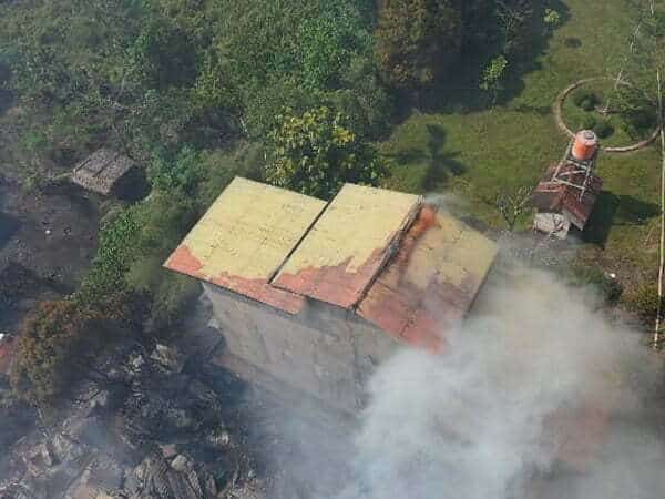 Rumah dan Bangunan Walet di Kubu Raya Hangus Terbakar Akibat Karhutla