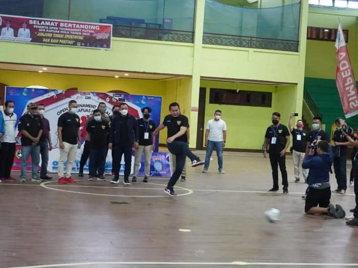Open Tournament Futsal AFK Kapuas Hulu 2022, Fransiskus Diaan: Junjung Tinggi Sportivitas