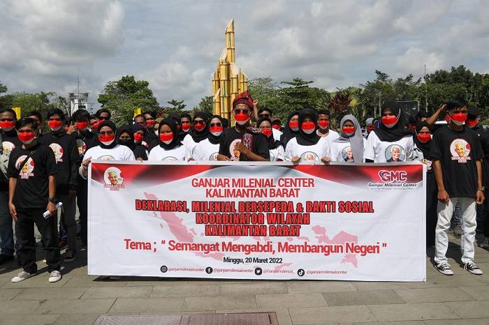 Mahasiswa dan Milenial Kalbar Deklarasi Ganjar Pranowo Capres 2024, Ini Alasannya...