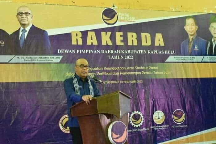 Pileg 2024, Syarif Abdullah Optimis NasDem Kapuas Hulu Raih 5 Kursi