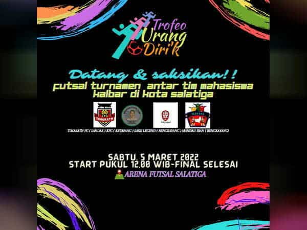 Mahasiswa Kalbar di Salatiga Jateng Gelar Turnamen Futsal Bertajuk Trofeo Urang Dirik