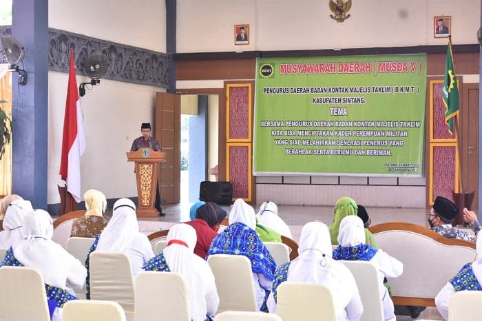 BKMT Kabupaten Sintang Organisasi Penggerak Kaum Ibu, Jarot Winarno: Perannya Sangat Penting