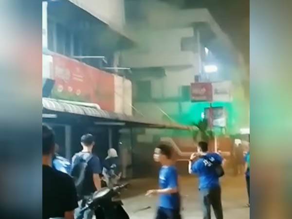 Rumah Makan Melda Terbakar