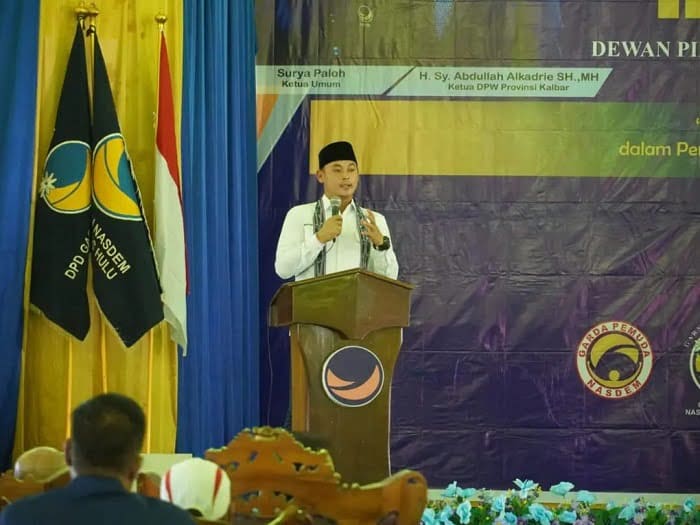 Rakerda Partai NasDem, Wakil Bupati Kapuas Hulu Ingatkan Tugas Utama Parpol