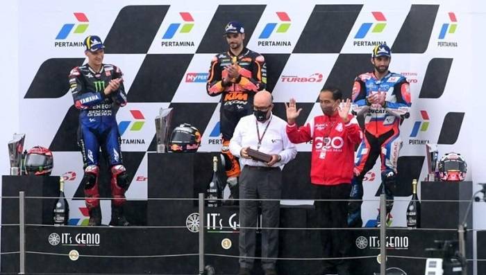 Jagoan Presiden Jokowi Juara 2 MotoGP Mandalika 2022