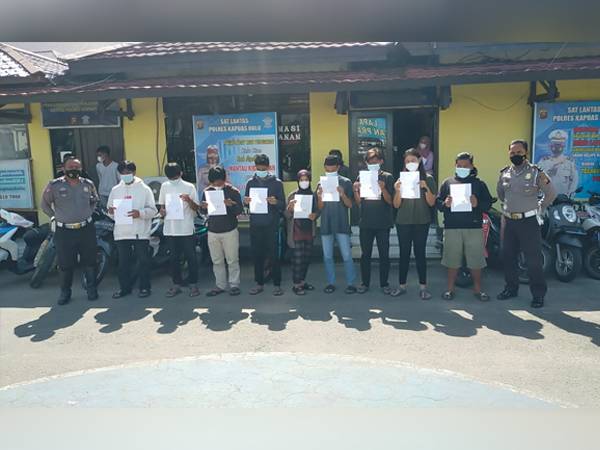 Bikin Resah Masyarakat, Polres Kapuas Hulu Amankan Remaja Pelaku Balap Liar