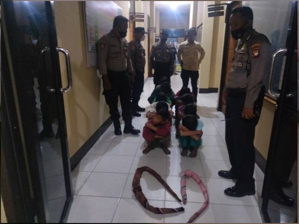 Terlibat Tawuran, 9 Anak di Pontianak Diamankan Polisi