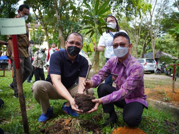 Edi Kamtono Sebut RTH Mampu Dongkrak Indeks Kebahagiaan Warga Pontianak