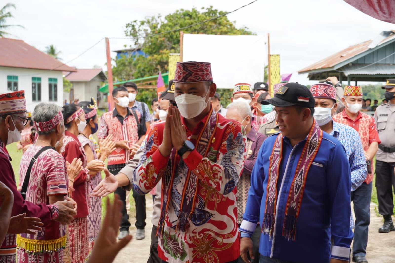 Wahyudi Hidayat Buka Gawai Dayak Kantuk ke-12 di Rumah Adat Patih Muandang