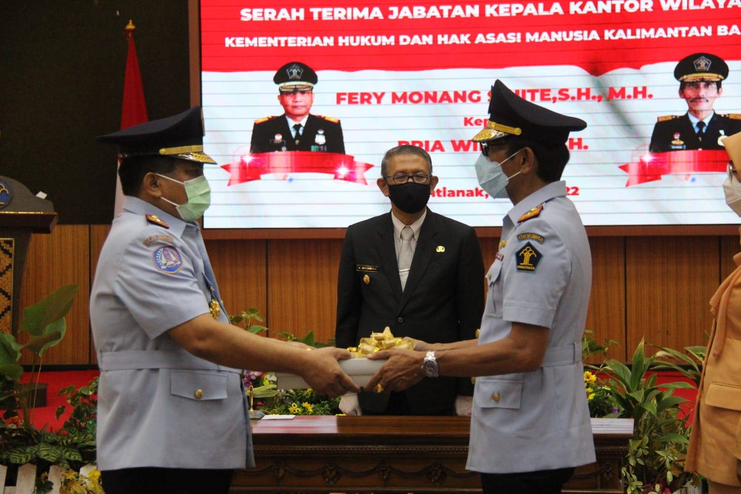 Pria Wibawa Jabat Kakanwil Kemenkum HAM Kalbar yang Baru