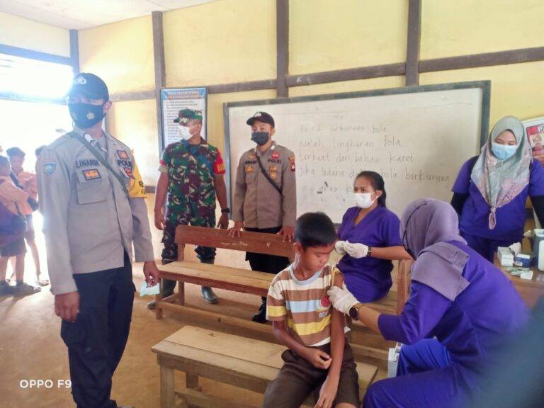 Kejar Target, Vaksinasi Merdeka Anak 6-11 Tahun Digelar di SDN Sokan