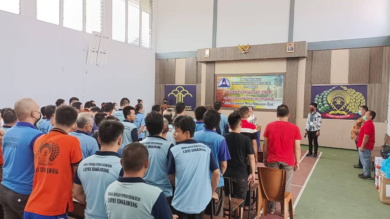 Jumlah Remisi Khusus Waisak Bagi WBP Tahun 2022 Meningkat, Ini Alasannya