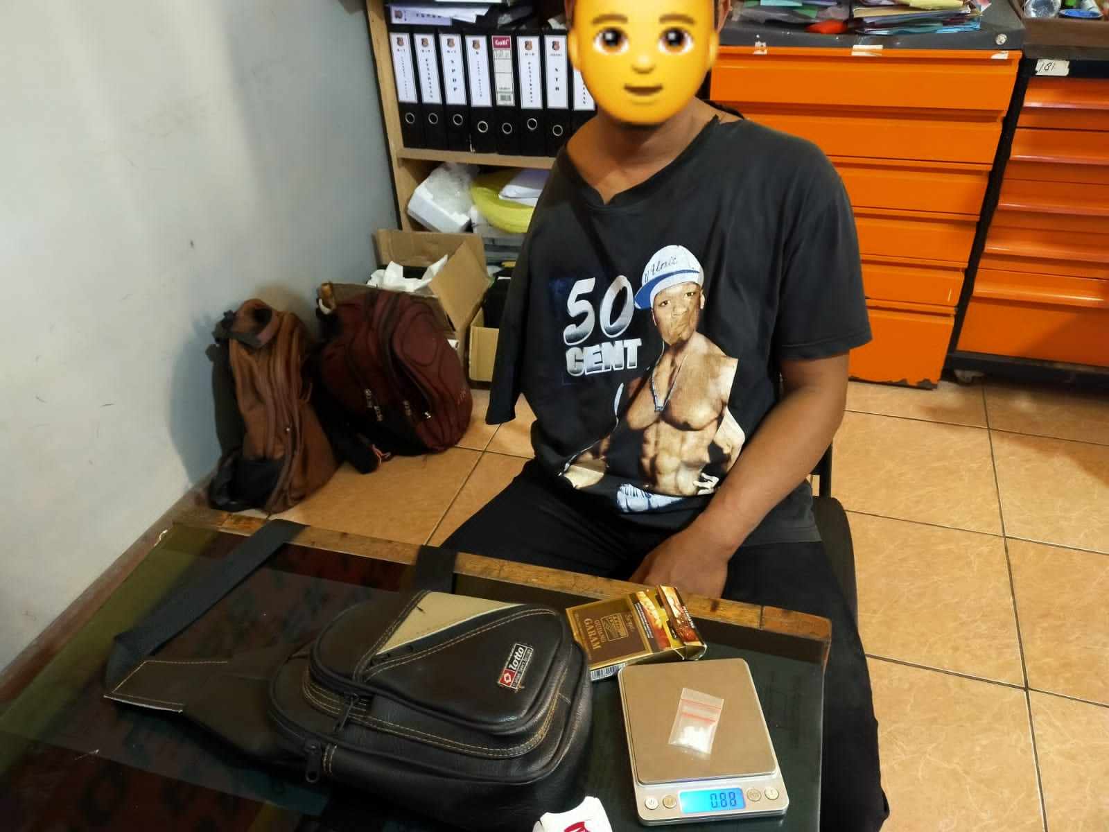 Reskrim Polsek Kubu Amankan Seorang Pria Diduga Pengedar Narkotika Jenis Sabu