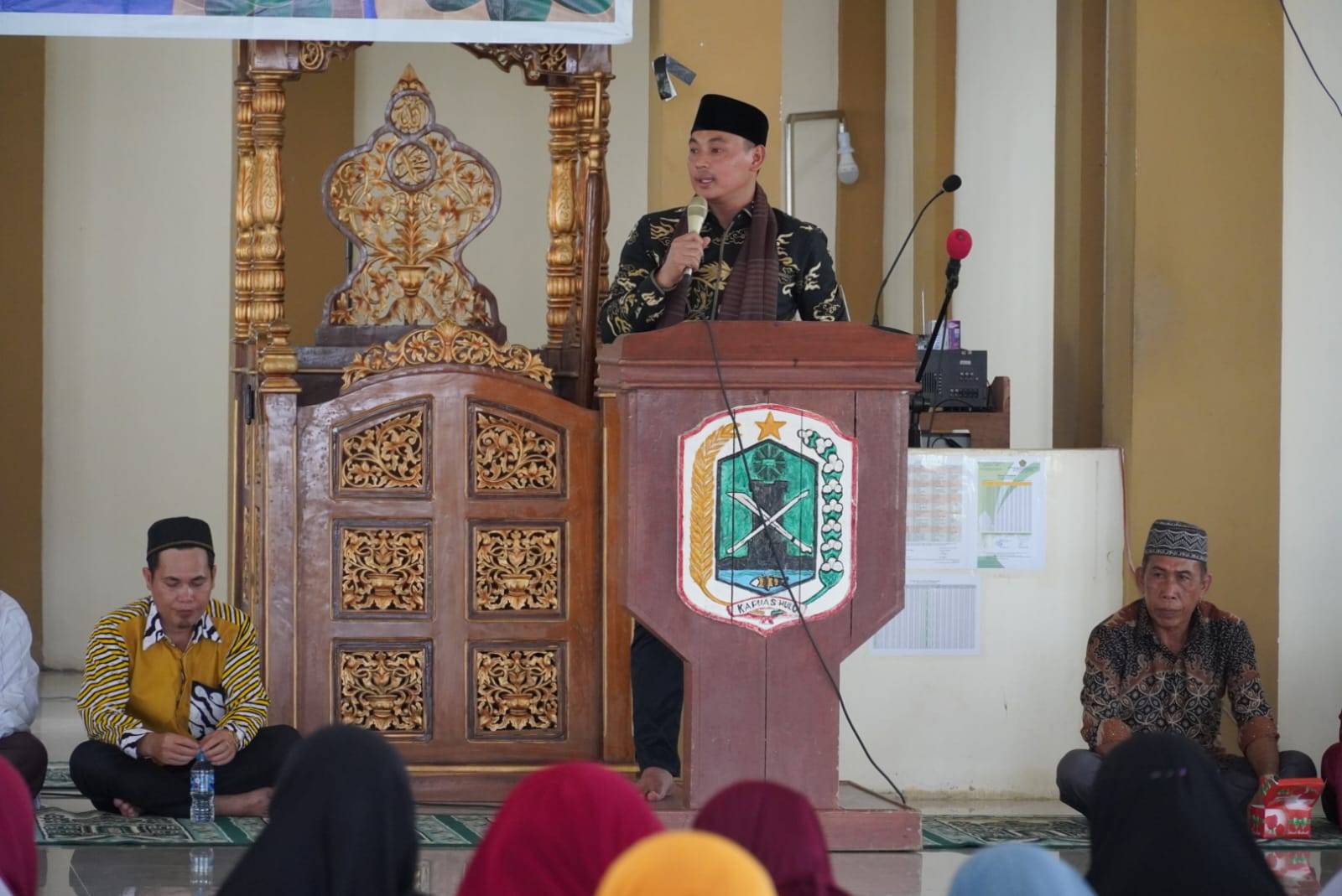 Wahyudi Hidayat Halal Bihalal di Kecamatan Hulu Gurung