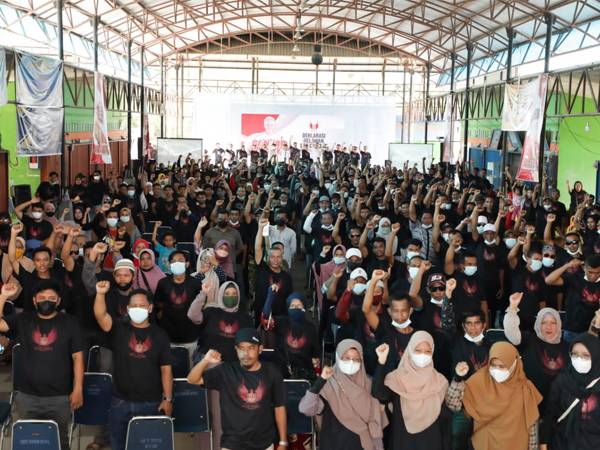 Ratusan Warga Sambas Kalbar Deklarasi Dukung Ganjar Presiden 2024