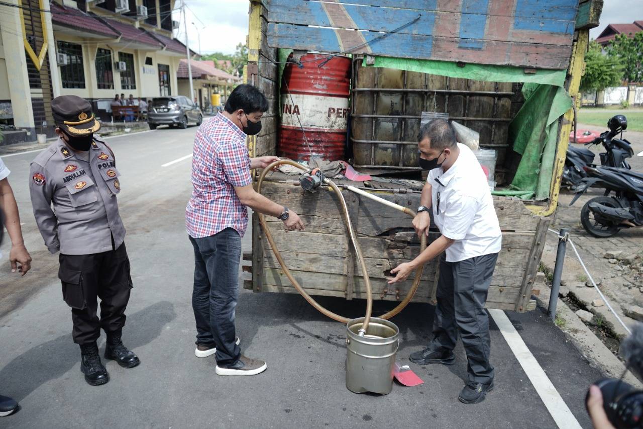 Polda Kalbar Ungkap Penyelewengan BBM Subsidi Jenis Solar di 19 TKP