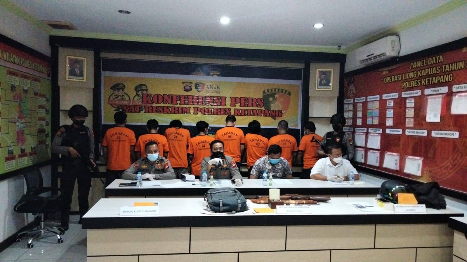 Dua Satuan Reserse Polres Ketapang Ungkap Sejumlah Kasus Menonjol Selama Mei 2022