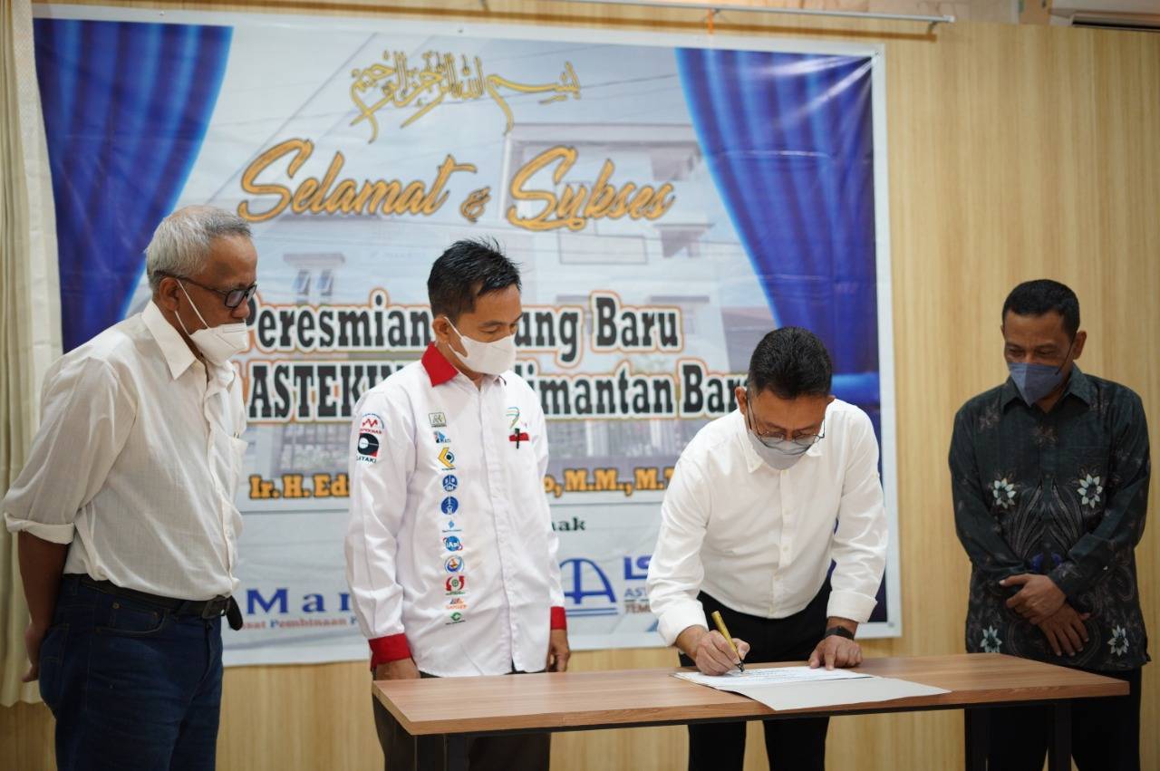 Resmikan Gedung Diklat Astekindo, Edi Kamtono: Jangan Hanya Sekadar Kantongi Sertifikat, Pahami Ilmu Jasa Konstruksi