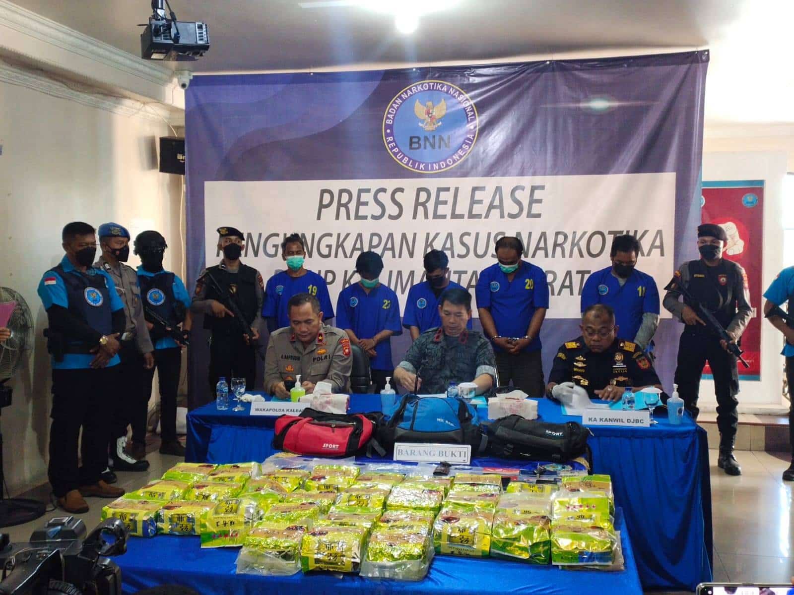 Gagalkan Penyelundupan 31 Kilogram Sabu, Kepala BNNP Kalbar: 125 Ribu Jiwa Terselamatkan