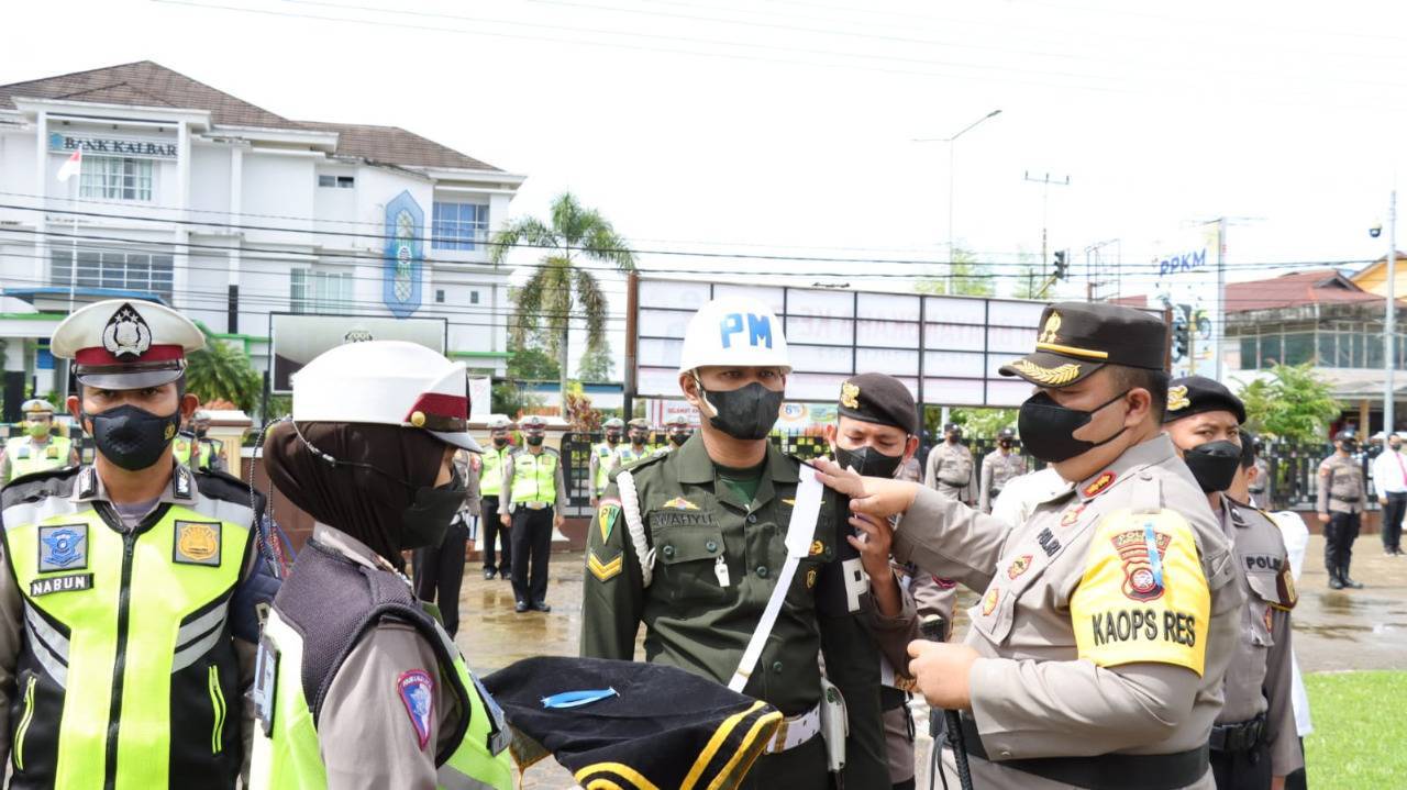 Cipta Kondisi Jelang Hari Bhayangkara 2022, Polres Kapuas Hulu Gelar Ops Patuh Kapuas