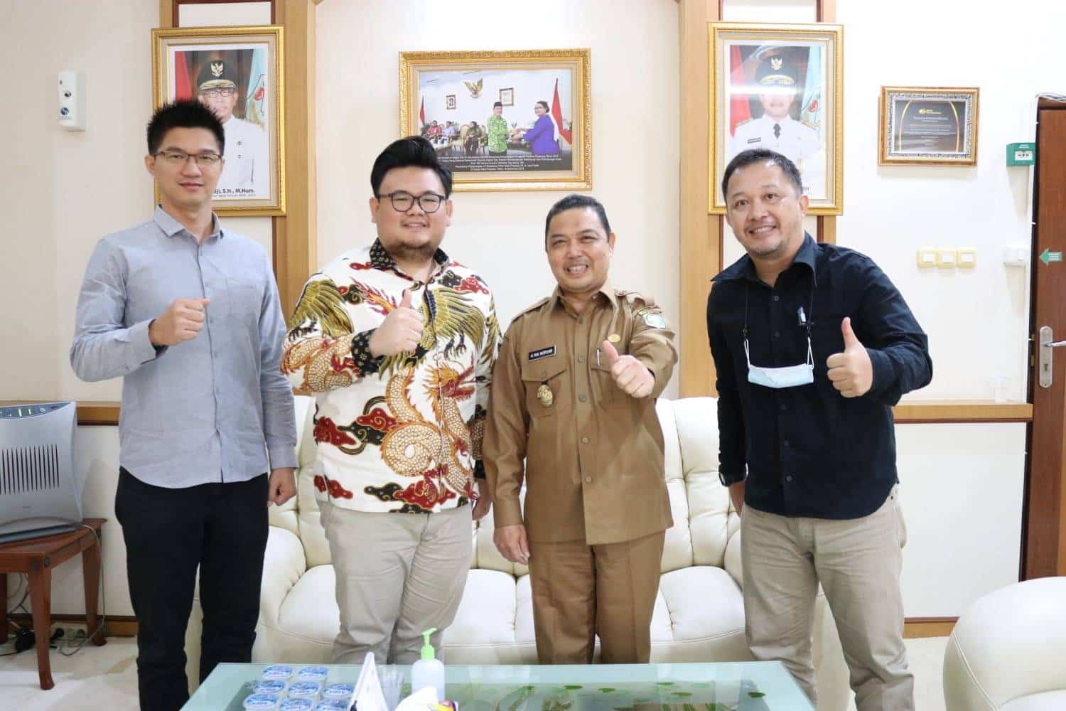 Bangun Sinergitas Program UMKM Kalbar, Direktur PT Topindo Solusi Komunika Silaturahmi ke Wagub Kalbar