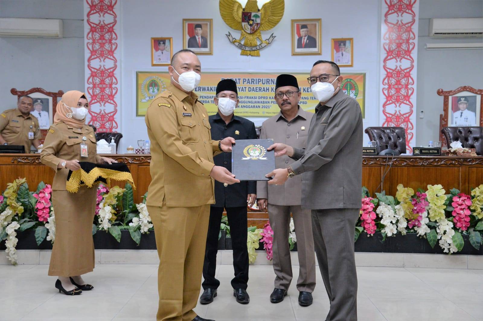 Tok! DPRD Ketapang Setujui Perda Pertanggungjawaban Pelaksanaan APBD 2021