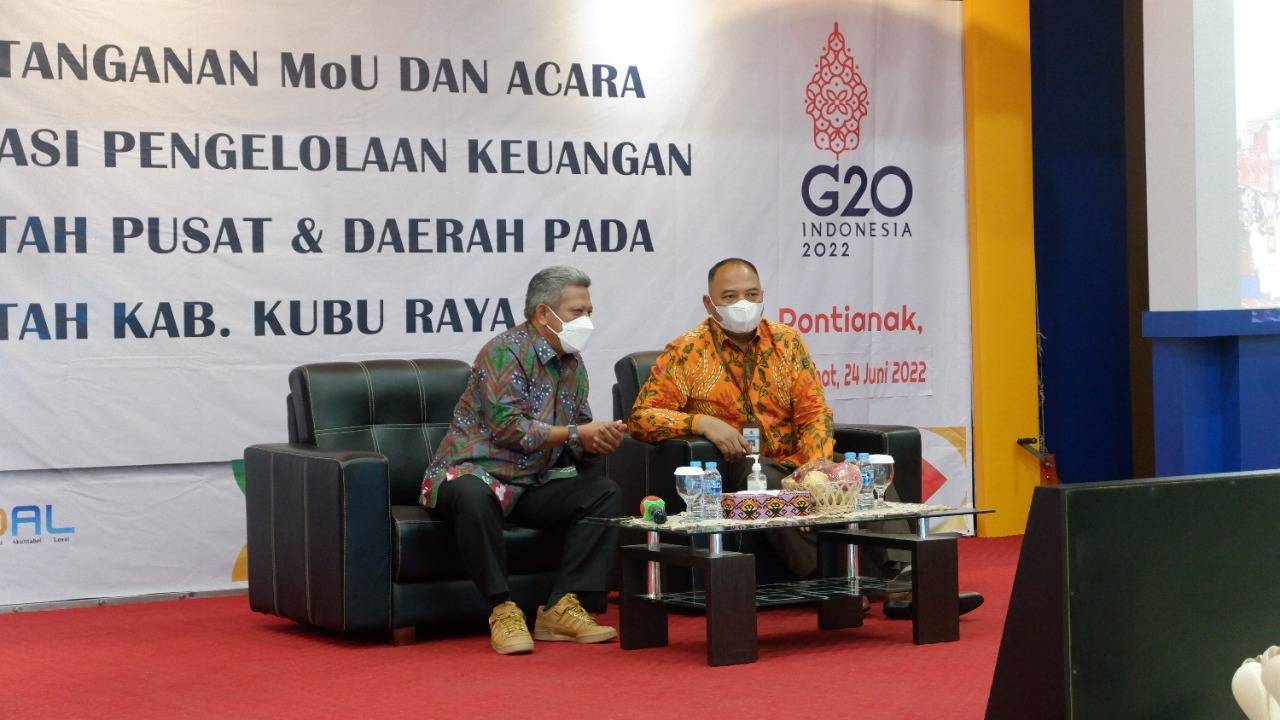 DJPb Kalbar Teken MoU Bersama Pemkab Kubu Raya