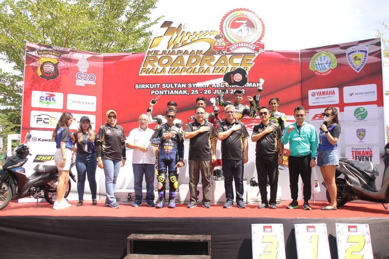 Buka Kejuaraan Road Race, Kapolda Kalbar: Ajang Penyaluran Bakat Bagi Pembalap Muda Kalbar
