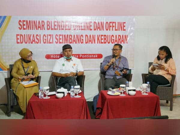 Dinas Kesehatan Kalbar Gelar Seminar Edukasi Gizi Seimbang dan Kebugaran Tubuh