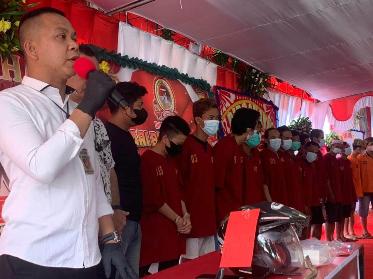27 Orang Dijebloskan Sat Reskrim Pontianak ke Tahanan Sepanjang Juni 2022