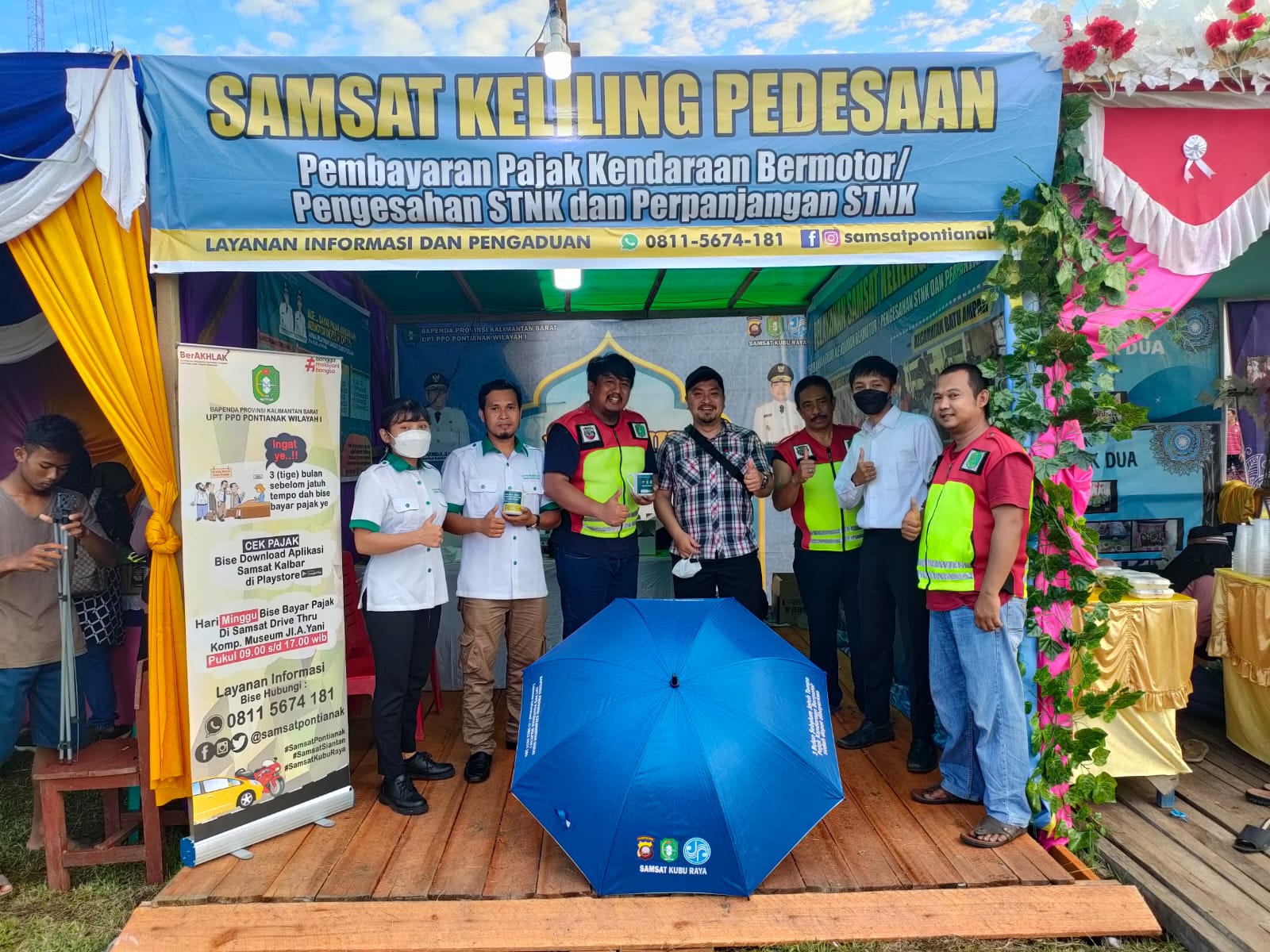 Gandeng Event MTQ, UPT PPD Pontianak Buka Layanan Samsat Keliling