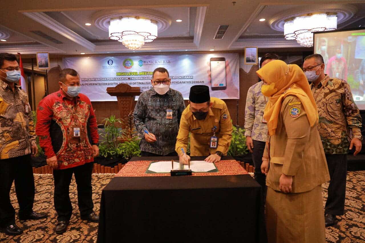 TP2DD Kota Pontianak Dorong Pertumbuhan Digitalisasi Transaksi Daerah Melalui Lembaga Pendidikan