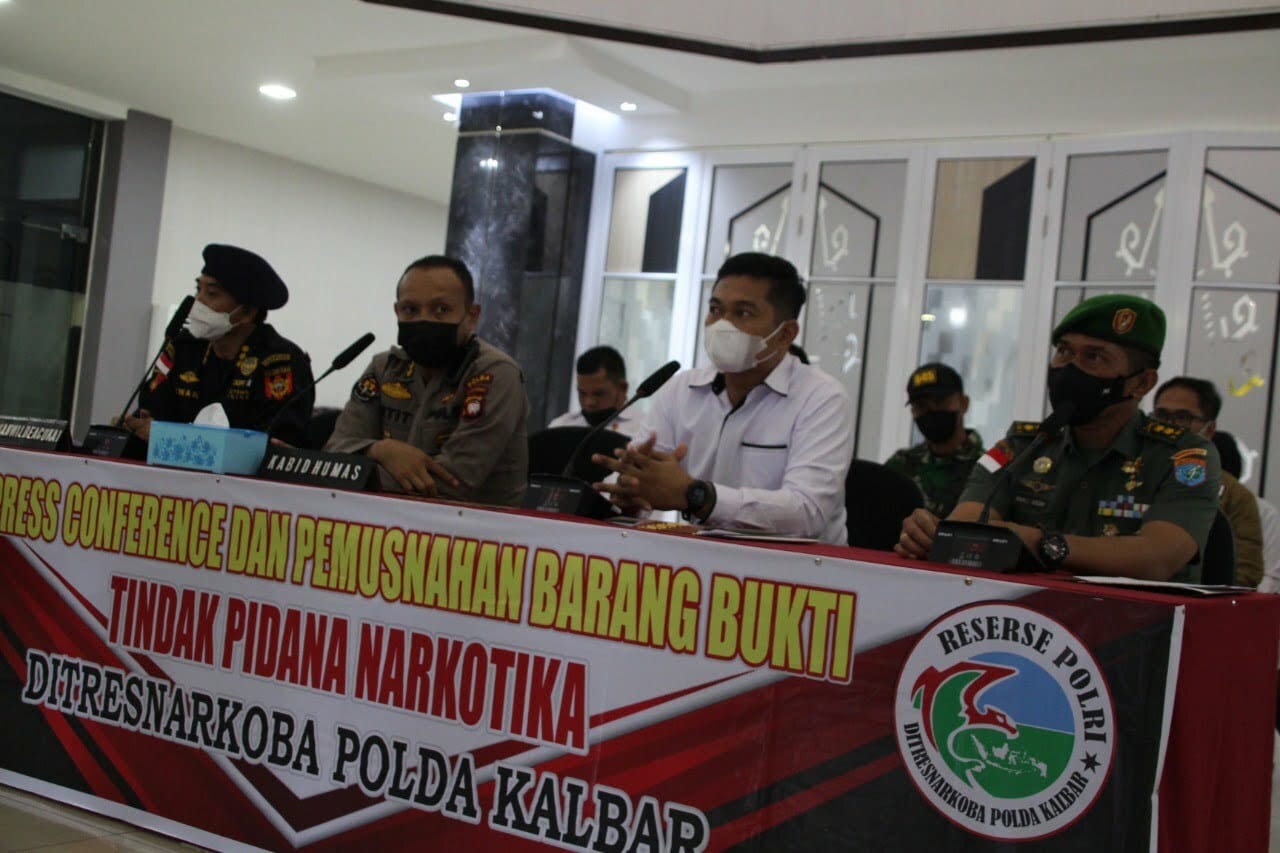 Terungkap! Pengiriman 27 Kilo Sabu Asal Malaysia ke Kalbar Ternyata Diorder dari dalam Penjara