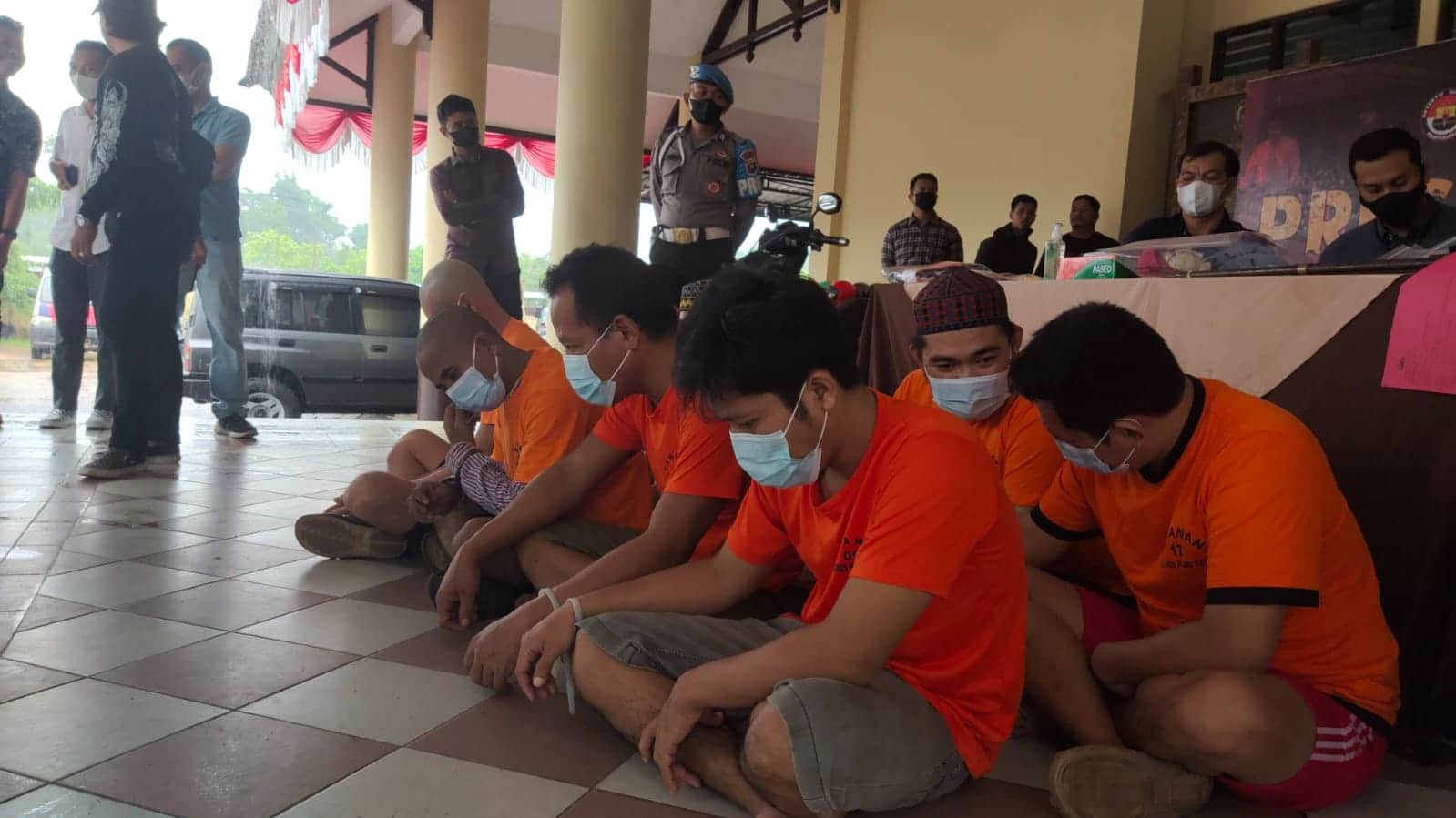 Satresnarkoba Polres Kubu Raya Gulung 6 Tersangka Pelaku Kejahatan Narkotika 